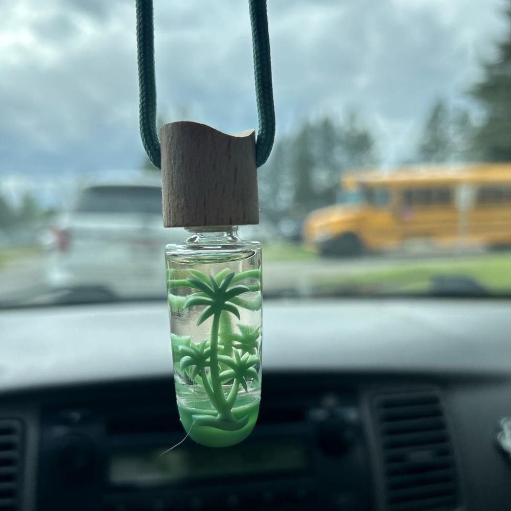 Handmade green air freshener